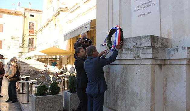 Grad Zadar obilježio Spomendan pripojenja Zadra matici Hrvatskoj