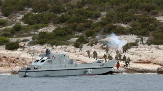 Žirje: Vojne vježba Hrvatske ratne mornarice Oružanih snaga RH “Harpun 2017” Žirje: Vojne vježba Hrvatske ratne mornarice Oružanih snaga RH “Harpun 2017”