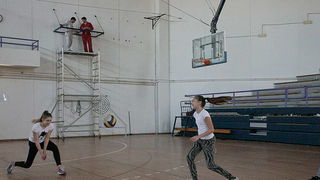 Penjačka stijena u bibinjskoj sportskoj dvorani, Foto: Leo Banić Penjačka stijena u bibinjskoj sportskoj dvorani, Foto: Leo Banić