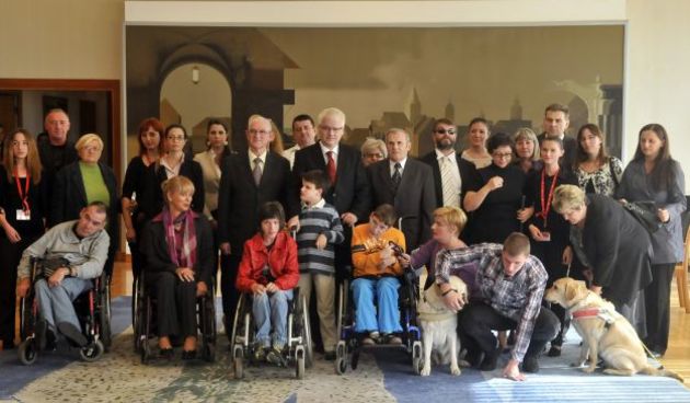 Međunarodni dan bijelog štapa kod predsjednika, foto: Foto: Bruno Konjević/Cropix