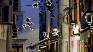 Blagdanske dekoracije u centru Zadra Blagdanske dekoracije u centru Zadra