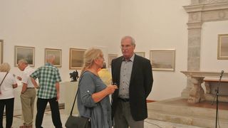 U Gradskoj loži otvorena izložba slika i skulptura Izvora Oreba U Gradskoj loži otvorena izložba slika i skulptura Izvora Oreba