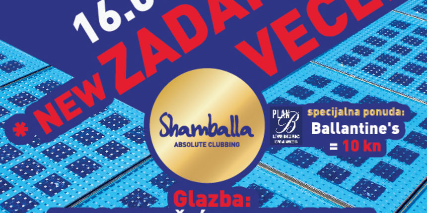 Zadarska večer u klubu Shamballa Zadarska večer u klubu Shamballa