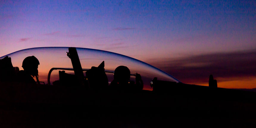 Noćno letenje u zrakoplovnoj bazi Zemunik, foto: Darko Belančić Noćno letenje u zrakoplovnoj bazi Zemunik, foto: Darko Belančić