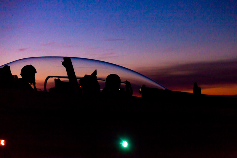 Noćno letenje u zrakoplovnoj bazi Zemunik, foto: Darko Belančić