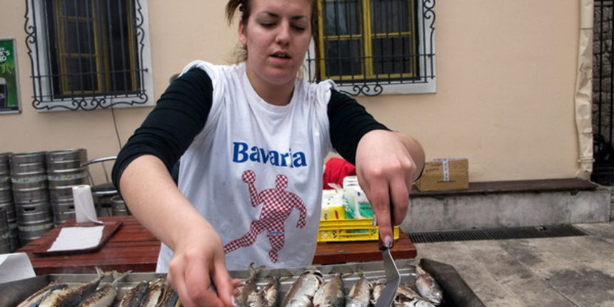 Proslava 1. svibnja na trgu Pet bunara