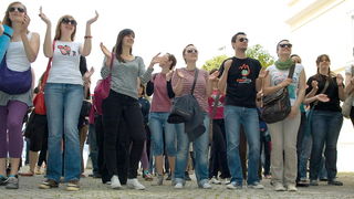 Studentski prosvjed: Zagrlimo rektorat