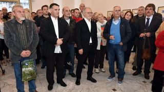 U Gradskoj loži otvorena izložba fotografija posvećena “zlatnoj kopački” – Josipu Skoblaru. Foto: Dino Stann/PIXSELL