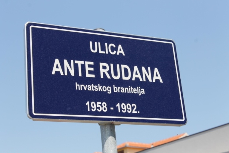 Ante Rudan, jedan od heroja obrane Zadra, dobio ulicu, foto: Grad Zadar