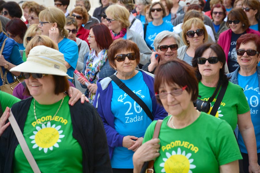 “Relaksice” u akciji “1000 koraka kroz 1000 ulica”, foto: Iva Perinčić “Relaksice” u akciji “1000 koraka kroz 1000 ulica”, foto: Iva Perinčić
