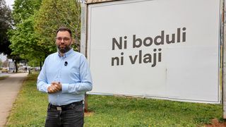 SDP-ov kandidat za zadarskog župana Jure Zubčić održao je konferenciju za novinare