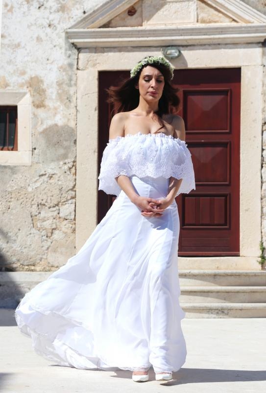 Mladen Grdović i Ivana Kovač u Prvić Šepurini snimili spot za pjesmu “Dva goluba”, Photo: Duško Jaramaz/PIXSELL