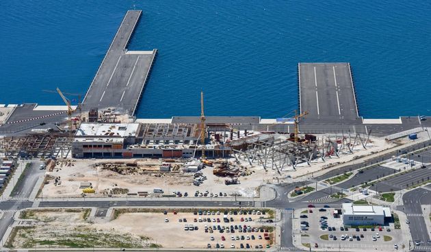 U luci Gazenica u tijeku su radovi na izgradnji novog putnickog terminala. Radovi vrijedni 30 milijuna kuna biti ce gotovi krajem godine