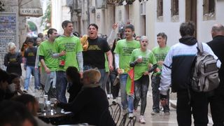 Ludijada zadarskih maturanata 16. svibnja 2014. Foto: Filip Brala/PIXSELL Ludijada zadarskih maturanata 16. svibnja 2014. Foto: Filip Brala/PIXSELL