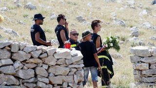 30.08.2015., Kornati – Na otoku Kornatu obiljezena je 8. obljetnica stradanja 12 vatrogasaca iz Sibenika, Vodica i Tisnog. Photo: Dusko Jaramaz/PIXSELL 30.08.2015., Kornati – Na otoku Kornatu obiljezena je 8. obljetnica stradanja 12 vatrogasaca iz Sibenika, Vodica i Tisnog. Photo: Dusko Jaramaz/PIXSELL