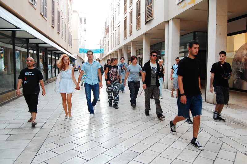 Freeze Flash Mob Zadar 17. rujna 2011, Foto: Tea Balog Freeze Flash Mob Zadar 17. rujna 2011, Foto: Tea Balog
