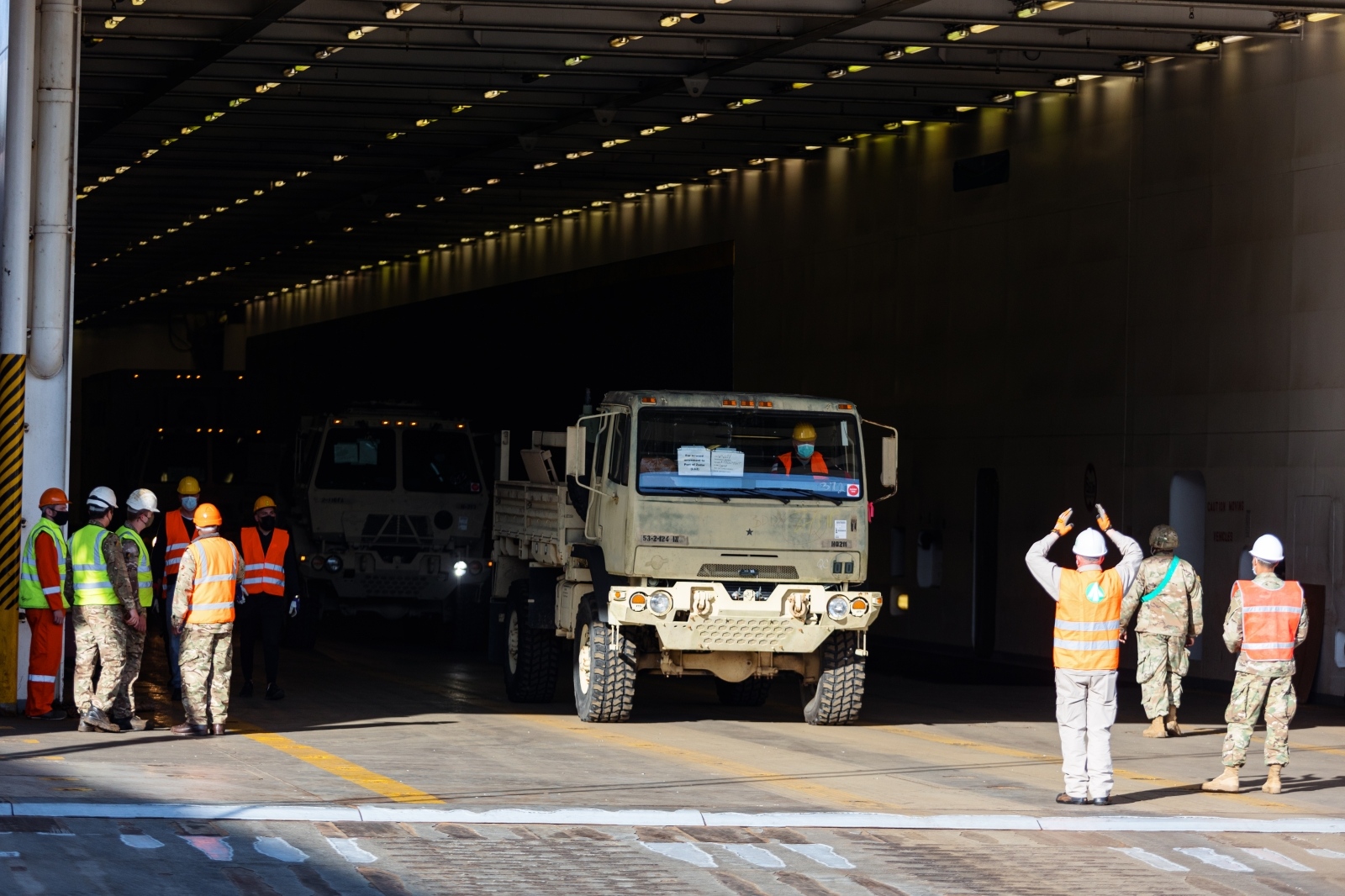 U Gaženicu dopremljena vojna oprema i sredstva za vježbu Immediate Response 21 U Gaženicu dopremljena vojna oprema i sredstva za vježbu Immediate Response 21