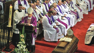 Posljednji ispraćaj nadbiskupa Ivana Prenđe (foto: Marin Gospić)