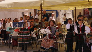 OŠ Zadarski otoci, učenici na Narodnom trgu