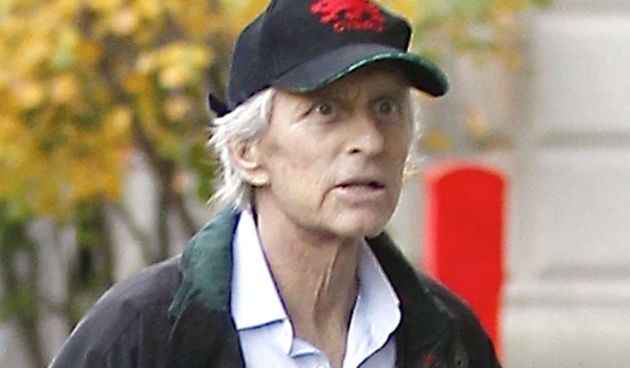 #5955311 Ill actor Michael Douglas lifts his spirits and gets some fresh air while walking his dog in New York, New York on October 26, 2010
Douglas has been battling throat cancer for the past few months now with chemotherapy and radiation session which