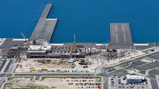 Luka Gaženica: Radovi na izgradnji putničkog terminala Luka Gaženica: Radovi na izgradnji putničkog terminala