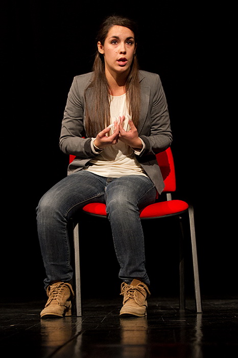 Hrvatsko narodno kazalište Zadar traži nove mlade talente za glumačku radionicu, sinoć smo pratili audiciju na kojoj su se budućoj mentorici, glumici Jasni Ančić, predstavili ženske kandidatkinje, foto Leo Banićć