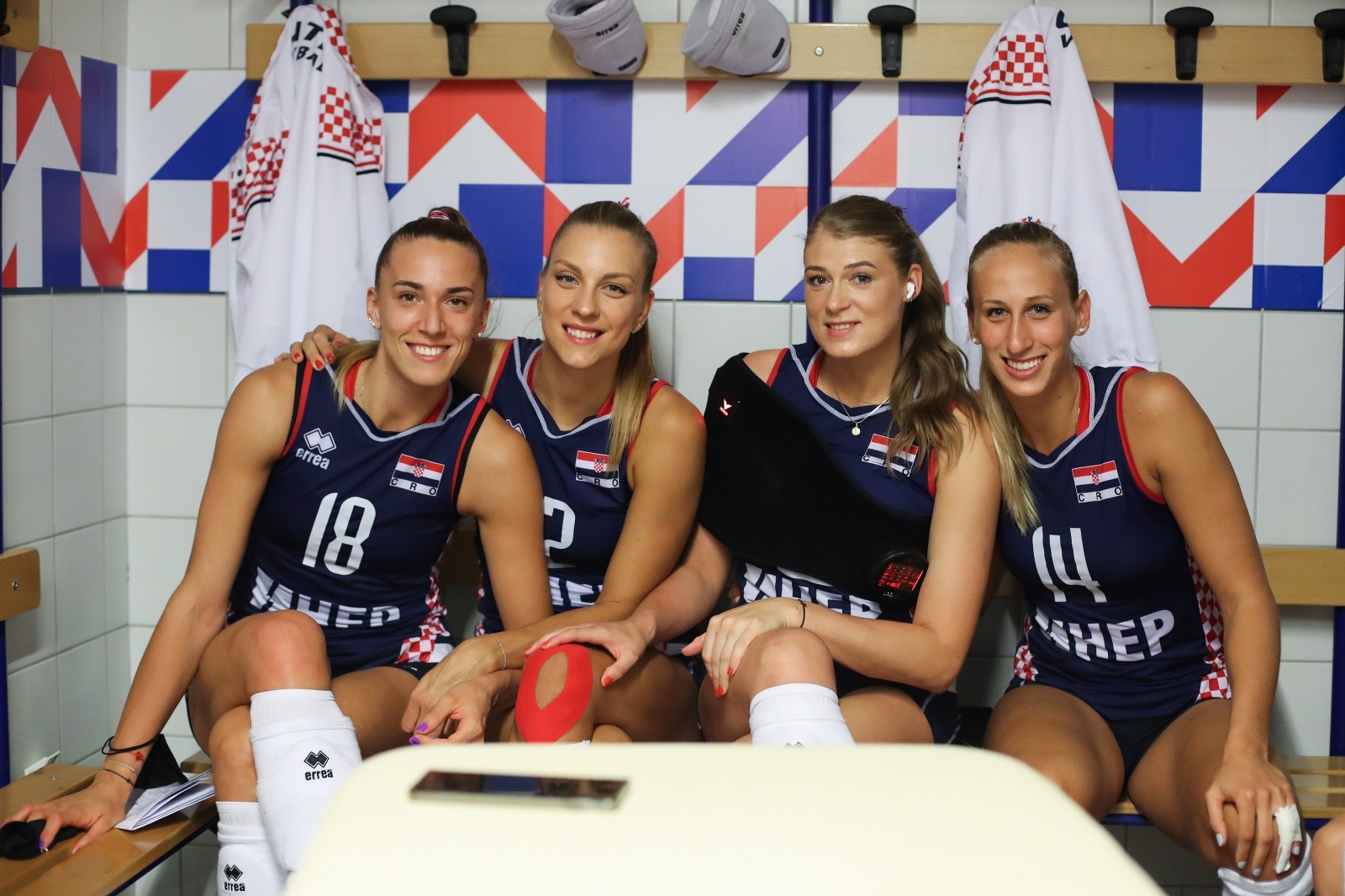 Zadar: Hrvatske i slovačke odbojkašice uoči utakmice Europskog prvenstva Zadar: Hrvatske i slovačke odbojkašice uoči utakmice Europskog prvenstva