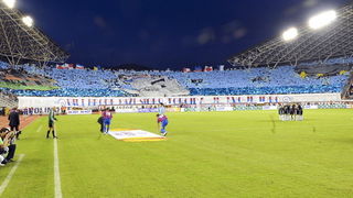 Split, 300910.
Stadion Poljud.
Nogometna utakmica drugog kola Europske lige,
Hajduk – Anderlecht.
Foto: Josko Ponos / CROPIX Split, 300910.
Stadion Poljud.
Nogometna utakmica drugog kola Europske lige,
Hajduk – Anderlecht.
Foto: Josko Ponos / CROPIX