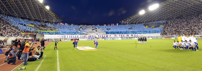 Split, 300910.
Stadion Poljud.
Nogometna utakmica drugog kola Europske lige,
Hajduk – Anderlecht.
Foto: Josko Ponos / CROPIX Split, 300910.
Stadion Poljud.
Nogometna utakmica drugog kola Europske lige,
Hajduk – Anderlecht.
Foto: Josko Ponos / CROPIX