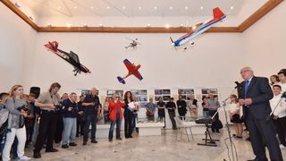 Otvorenje izložbe “Organizirani oblici djelovanja u tehničkoj kulturi 1946. – 2016” u Gradskoj loži. Foto: Dino Stanin/PIXSELL Otvorenje izložbe “Organizirani oblici djelovanja u tehničkoj kulturi 1946. – 2016” u Gradskoj loži. Foto: Dino Stanin/PIXSELL