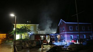 Vatrogasci na intervenciji u Restoranu Foša, Foto: Filip Brala/PIXSELL