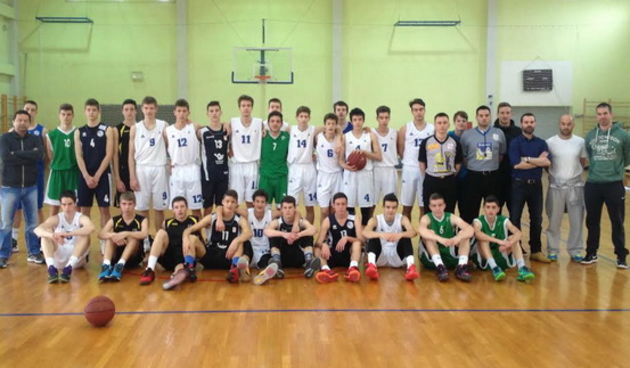 Sudionici utakmice Reprezentacije županije i KK Zadar u Pakoštanima