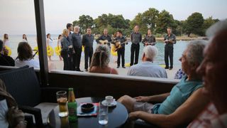 15.07.2013., Otok Ugljan, Preko – Umjetnicki projekt “Promjena svjetla – sjecanje na otok” odrzan je u mjestu Preko na otoku Ugljanu. Photo: Filip Brala/PIXSELL