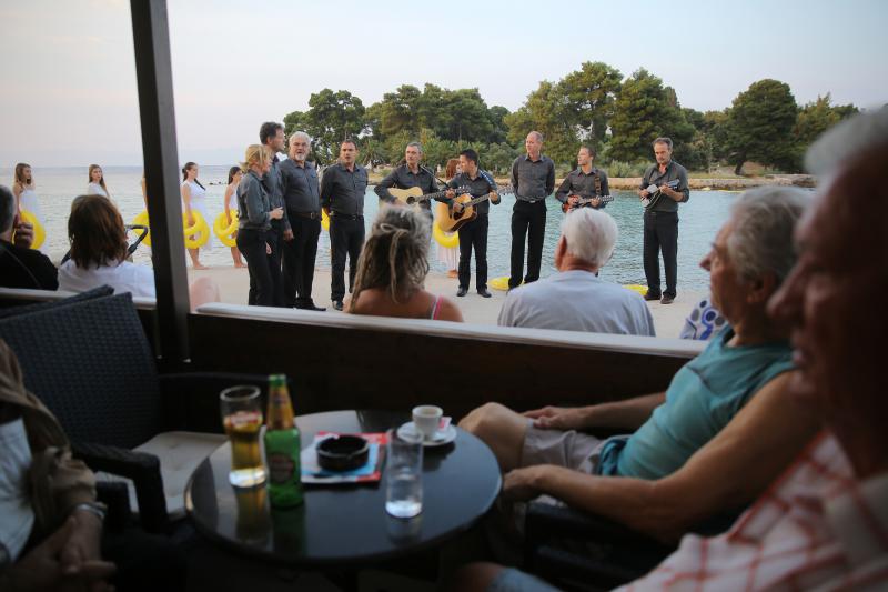 15.07.2013., Otok Ugljan, Preko – Umjetnicki projekt “Promjena svjetla – sjecanje na otok” odrzan je u mjestu Preko na otoku Ugljanu. Photo: Filip Brala/PIXSELL