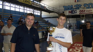 Podjela pehara i medalja, 4. Memorijalni turnir “Tomislav Knezevic”, Zadar 30.8.2008.