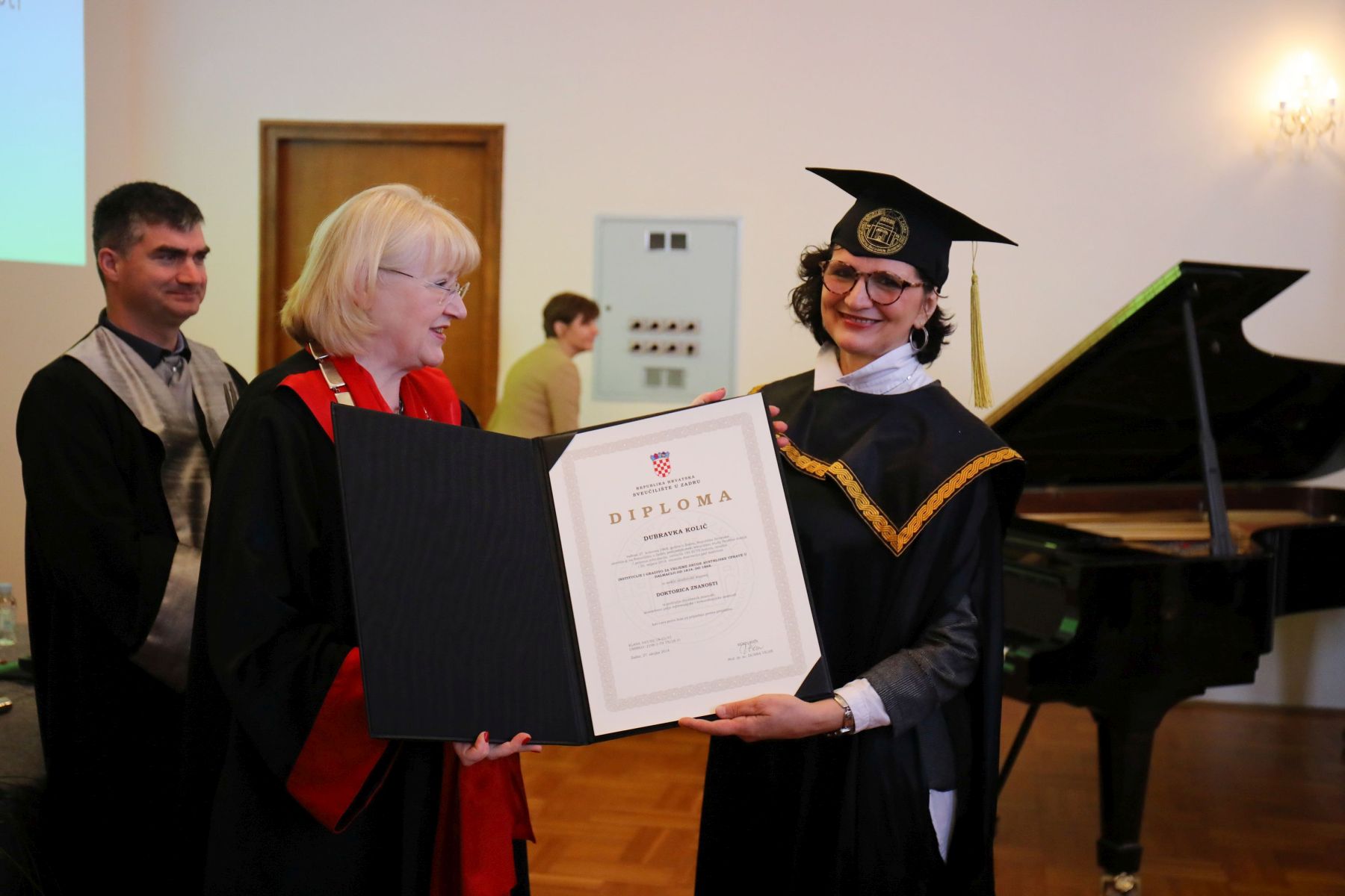 Promocija doktora znanosti na Sveučilištu u Zadru Promocija doktora znanosti na Sveučilištu u Zadru
