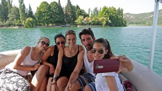 NP Krka: Poznati uživali na izletu u Nacionalnom parku Krka, Photo: Borna Filic/PIXSELL