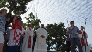 Blagosolov križa na brdu Brisnica Blagosolov križa na brdu Brisnica