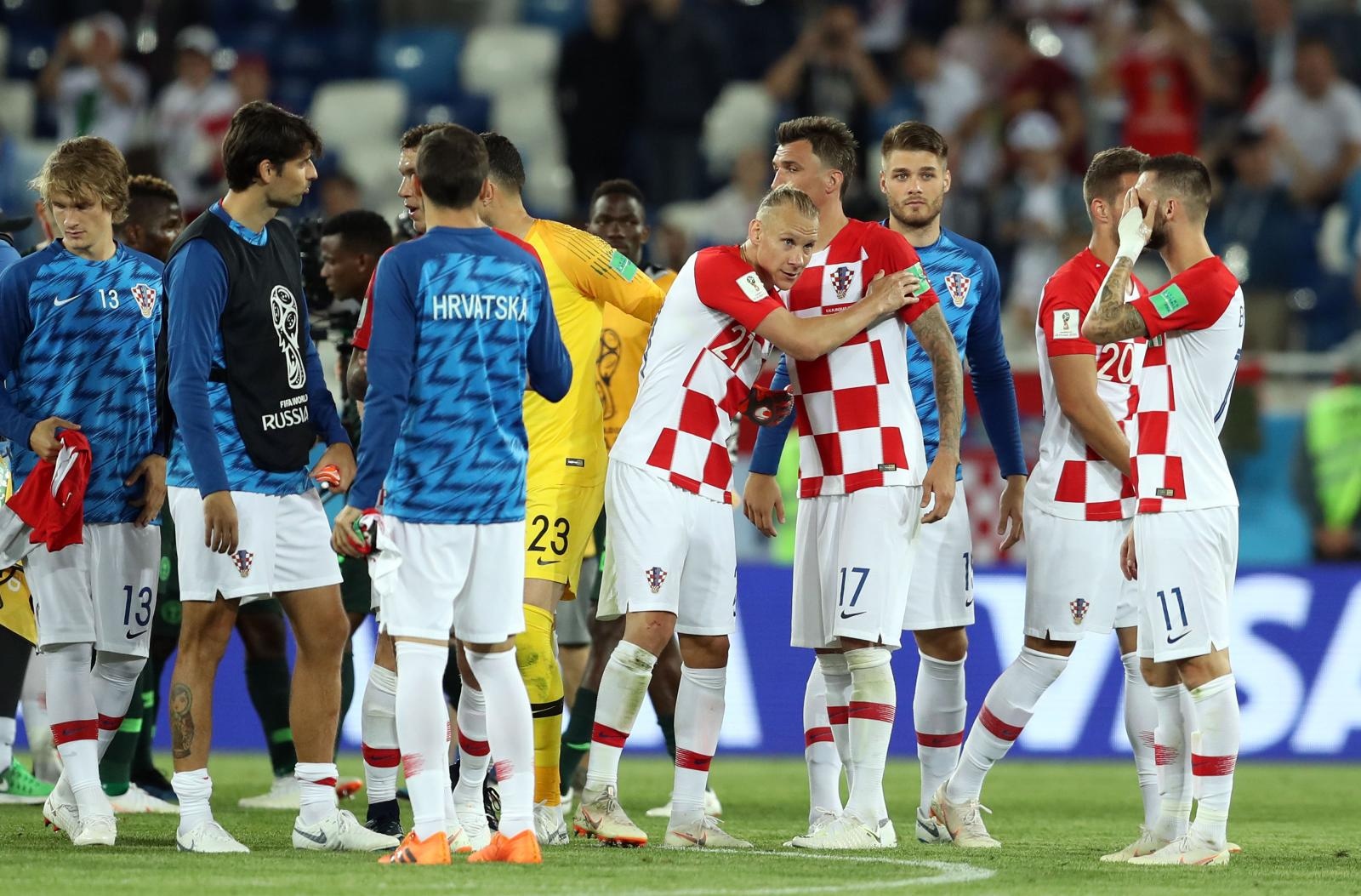 SP 2018: Slavlje hrvatskih reprezentativaca nakon pobjede nad Nigerijom SP 2018: Slavlje hrvatskih reprezentativaca nakon pobjede nad Nigerijom