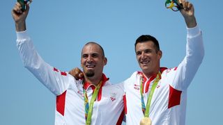 Rio de Janeiro, Brazil – Braća Sinkovic, Martin i Valent, osvajači su olimpijske zlatne medalje u utrci dvojaca na pariće.  Photo: Igor Kralj/PIXSELL