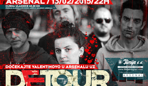 Dočekajte Valentinovo u Arsenalu uz koncert grupe Detour!