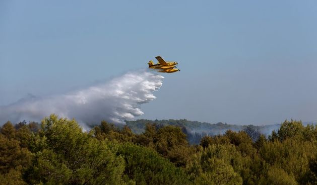 Požar na području Kožina pod nazorom