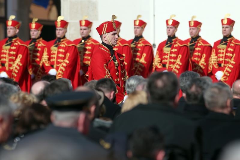 Inauguracija predsjednice Kolinde Grabar Kitarović na Trgu sv. Marka, Foto: Photo: HINA/POOL/PIXSELL