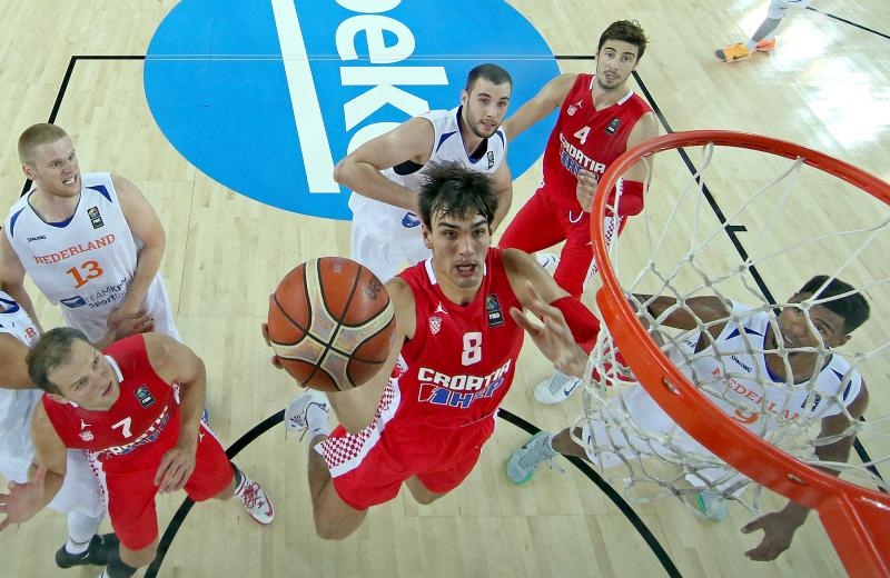 09.09.2015., Arena Zagreb, Zagreb – EuroBasket 2015., skupina C, 04. kolo, Nizozemska – Hrvatska. Foto: PIXSELL 09.09.2015., Arena Zagreb, Zagreb – EuroBasket 2015., skupina C, 04. kolo, Nizozemska – Hrvatska. Foto: PIXSELL