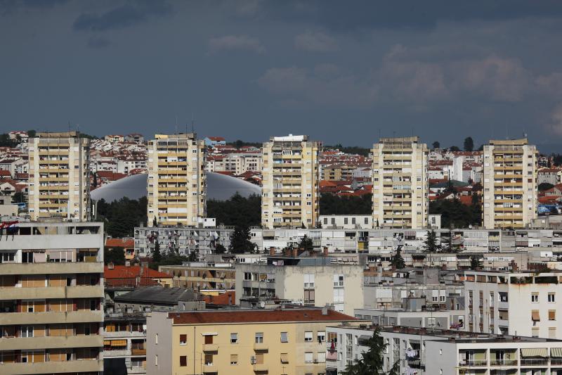 Zadar: Panoramski pogled na grad sa zvonika svete Stošije, foto: Filip Brala/PIXSELL