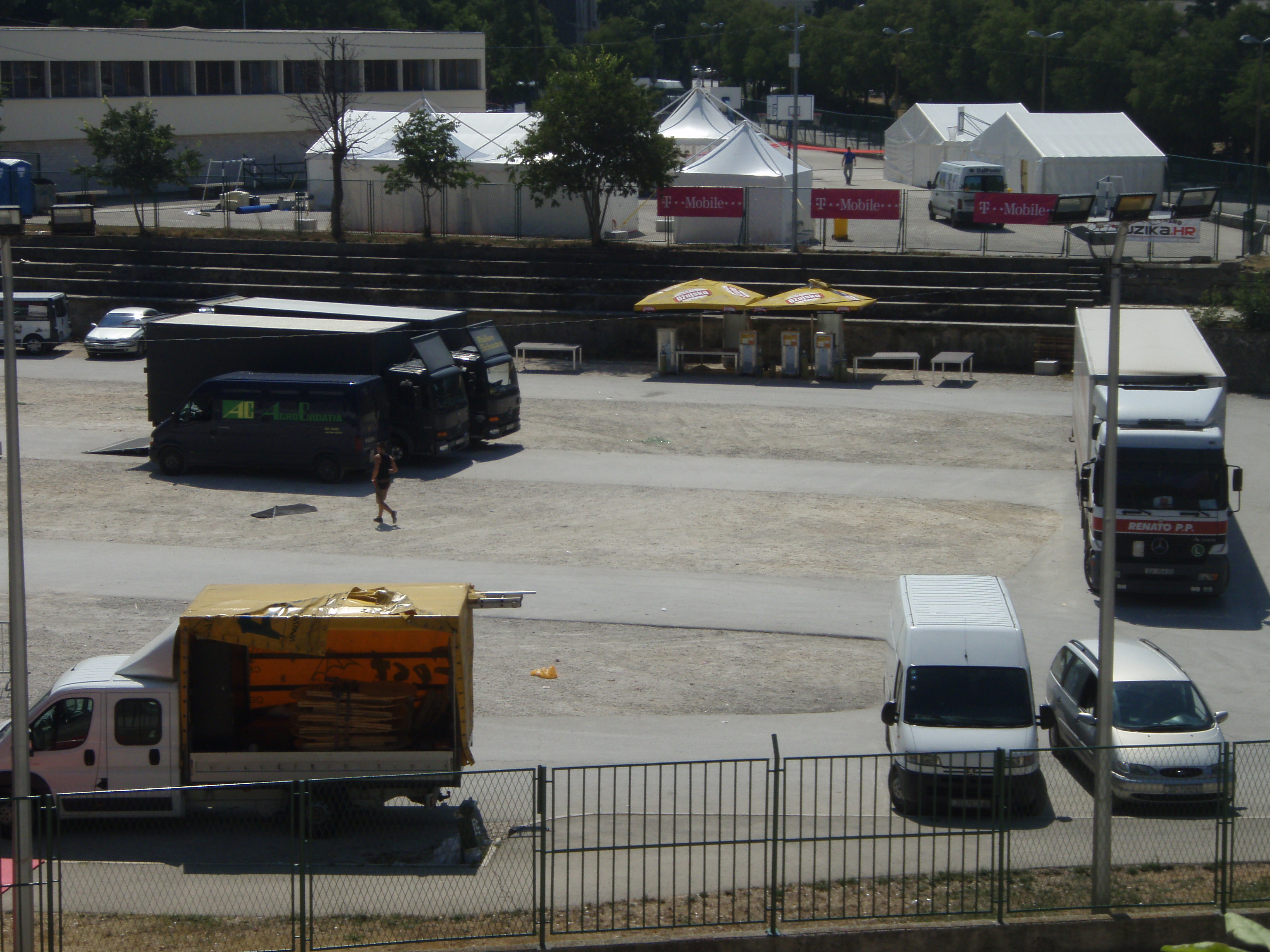 Pripreme za koncert Lennyja Kravitza