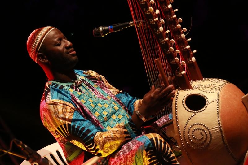 Gradina, 19. Ethnoambient Salona 2016, festival etno glazbe. Seckou Keita. Photo: Miranda Cikotic/PIXSELL