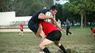 Trening zadarskih ragbijaša u Zemuniku (foto:Saša Čuka)