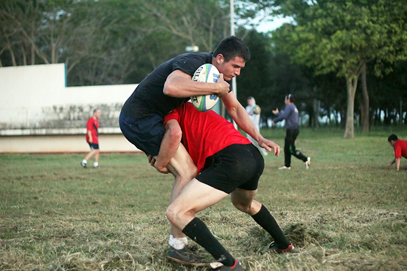 Trening zadarskih ragbijaša u Zemuniku (foto:Saša Čuka)