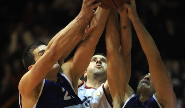 Sibenik, 240212.Dvorana Baldelin.Utamica 18 kola  A1 lige Jolly JBS Sibenik -Zadar.Foto: Niksa Stipanicev / CROPIX